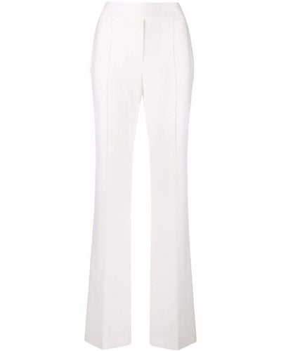 Alexandre Vauthier Pantalones de vestir de talle medio - Blanco