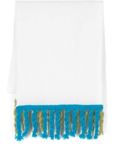 Dorothee Schumacher Knitted Fringed Scarf - Blue
