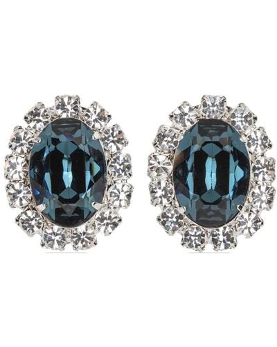 Jennifer Behr Ohrringe mit Kristallen - Blau