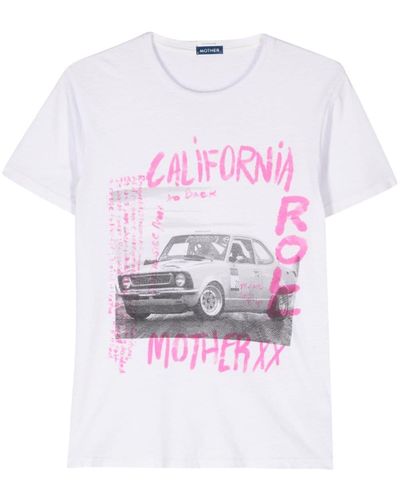 Mother T-shirt The Rowdy - Rosa