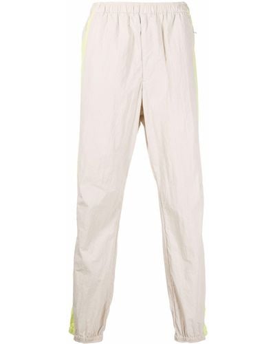 Y-3 Side-stripe Track Trousers - Natural