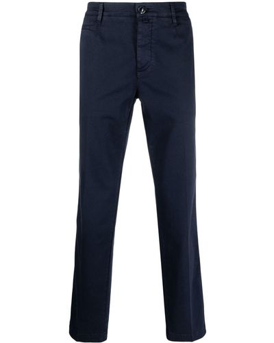 Jacob Cohen Pantalon chino à coupe droite - Bleu