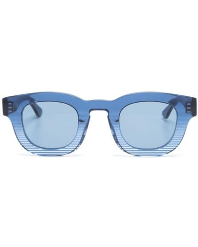 Thierry Lasry Sonnenbrille mit rundem Gestell - Blau