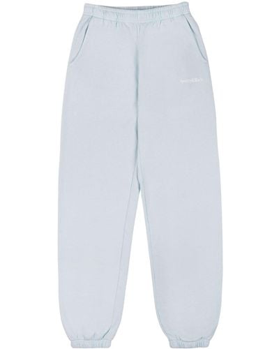 Sporty & Rich Pantalones de chándal con logo - Blanco