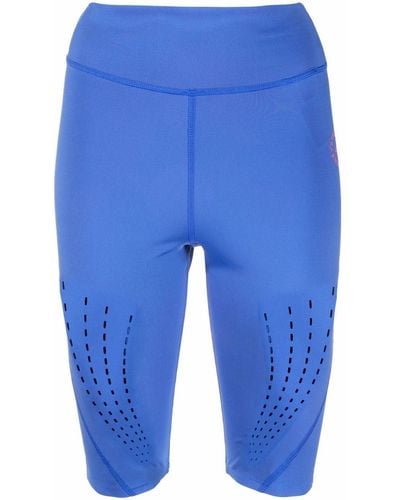 adidas By Stella McCartney Shorts da ciclismo TruePurpose - Blu