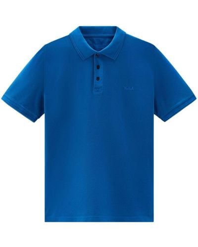 Woolrich Mackinack Cotton Polo Shirt - Blue