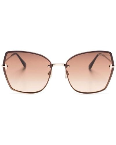Tom Ford Oversize-frame Sunglasses - Pink