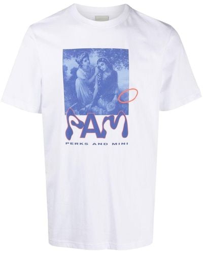 Perks And Mini Hugs Graphic-print T-shirt - Blue