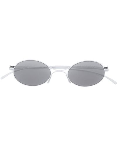 Mykita X Maison Margiela Oval Sunglasses - White