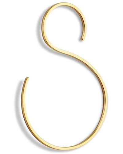 Shihara 18kt yellow gold S earring