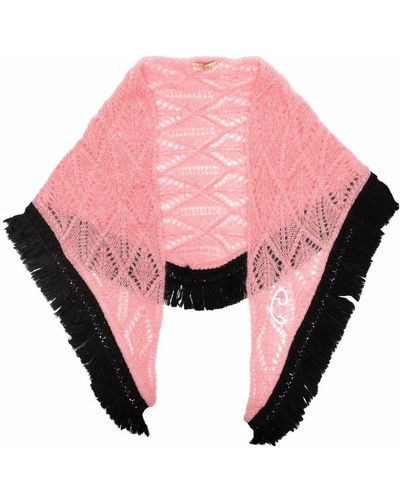 Cormio Open-knit Scarf - Pink