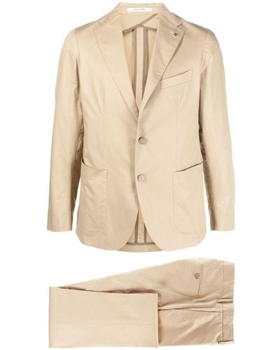 Tagliatore Single-breasted Two-piece Suit - Natural