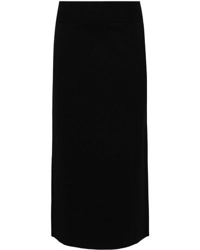 P.A.R.O.S.H. High-waist Midi Skirt - Black