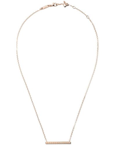 Chopard 18kt Rose Gold Ice Cube Pure Diamond Necklace - White