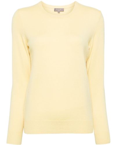 N.Peal Cashmere Evie Organic-cashmere Sweater - Natural