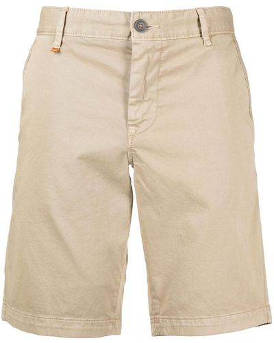 BOSS Bermuda Shorts Met Logopatch - Naturel