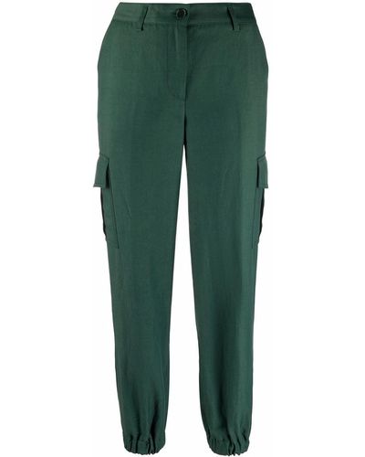 P.A.R.O.S.H. Slim-fit Cargo Trousers - Green