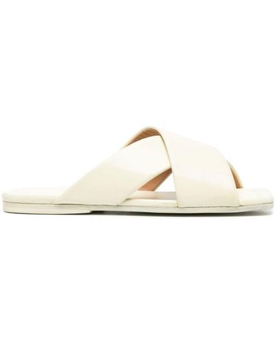 Marsèll Leather Slip-on Sandals - White