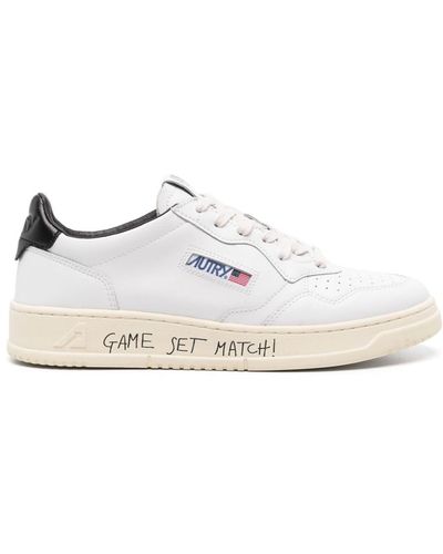 Autry Medalist leather sneakers - Weiß