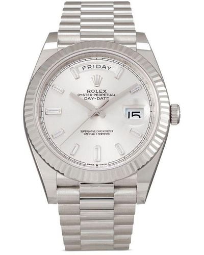 Rolex 2023 ungetragene Day-Date 40mm - Grau