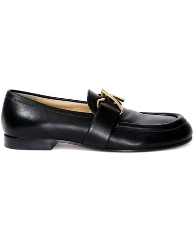 Proenza Schouler Monogram Loafers Shoes - Black