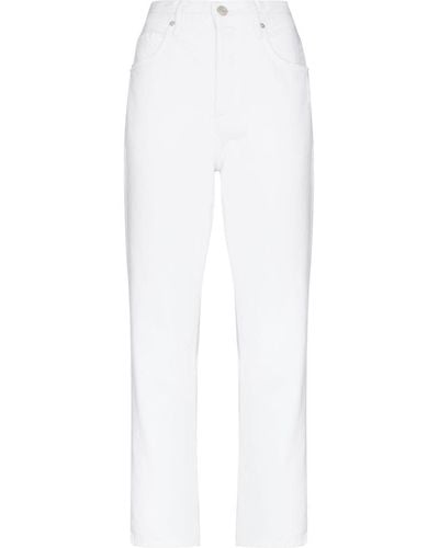 FRAME Le Original Straight-leg Jeans - White