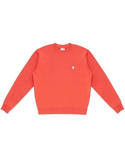 Marcelo Burlon Cross Cotton Sweatshirt - Red