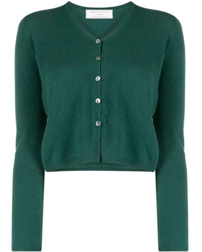 Societe Anonyme V-neck Ribbed-knit Cardigan - Green