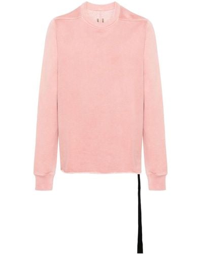 Rick Owens Crew-neck Organic Cotton Sweatshirt - Pink
