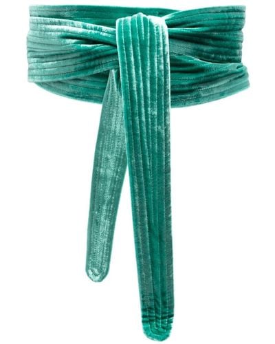 Pierre Louis Mascia Cinturón con doble capa - Verde