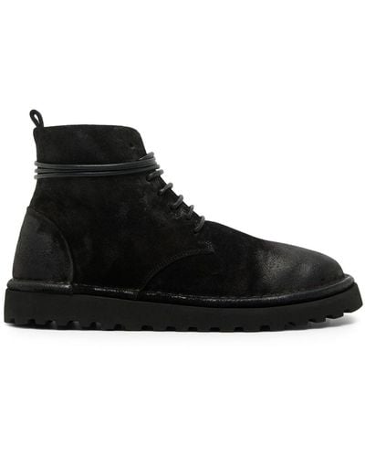 Marsèll Nubuck Ankle Boots - Black