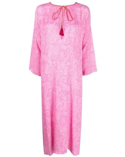 Etro Robe de plage à imprimé cachemire - Rose