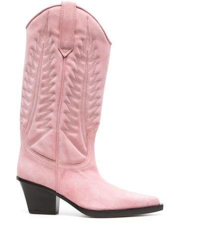 Paris Texas Rosario Wildlederstiefel 28mm - Pink