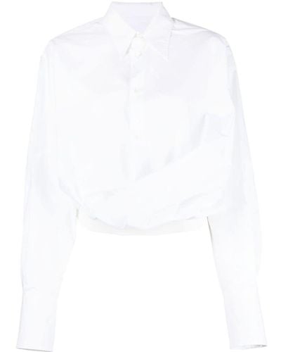 MM6 by Maison Martin Margiela Camisa con cuello clásico - Blanco