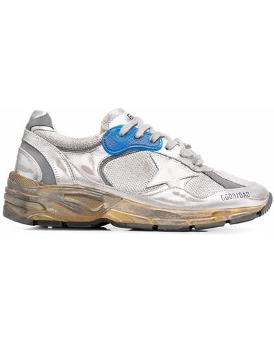 Golden Goose Running Sole Sneakers im Distressed-Look - Blau