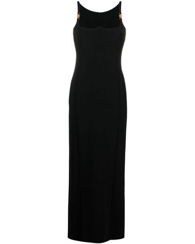 Versace Medusa '95 Fluted Gown - Black