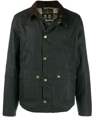 Barbour Reelin Coated Jacket - Black