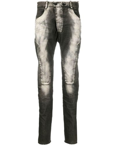 Masnada Faded-effect Slim-fit Jeans - Grey