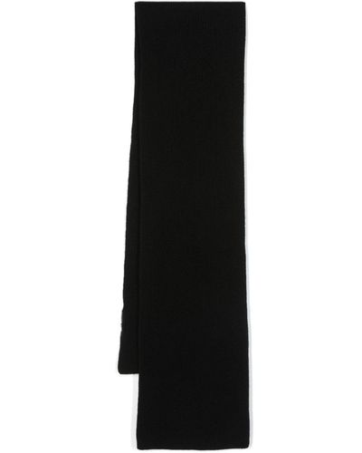 Woolrich Ribbed Cashmere Scarf - Black
