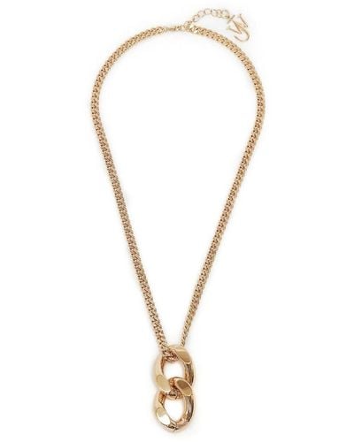 JW Anderson Chain-link Pendant Necklace - Metallic