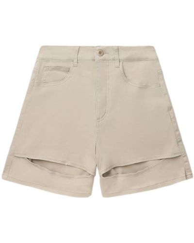 Izzue Short en coton mélangés - Neutre