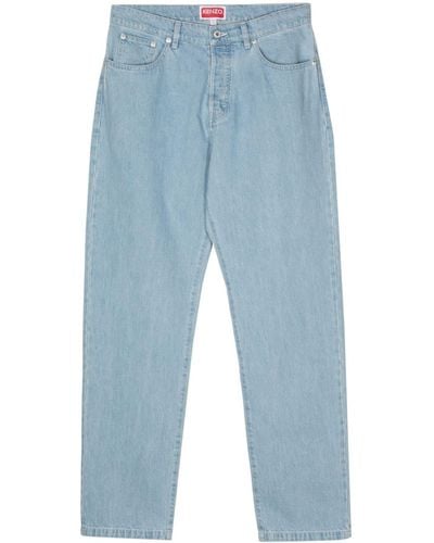 KENZO Botan Ruimvallende Jeans - Blauw