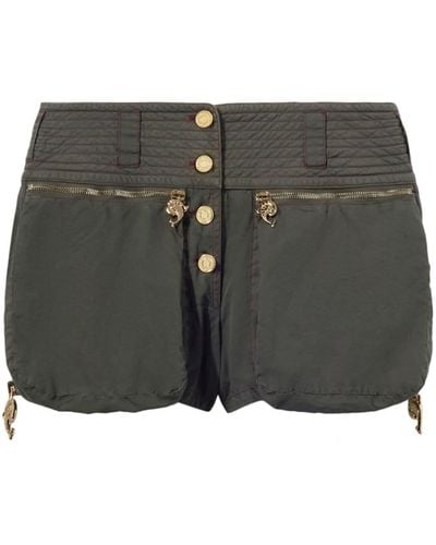 Emilio Pucci Cargo-Shorts mit Reißverschlussdetail - Schwarz