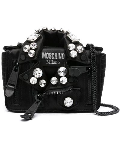 Moschino Biker Cross Body Bag - Black
