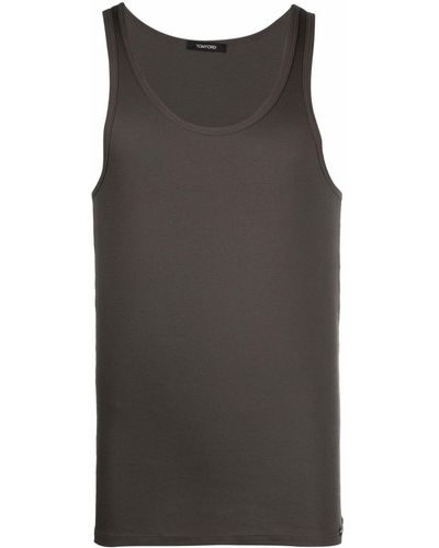 Tom Ford Top sin mangas - Gris