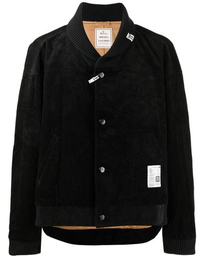 Maison Mihara Yasuhiro Corduroy Single-breasted Jacket - Black