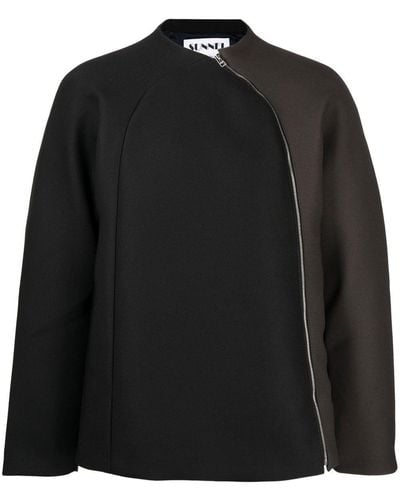 Sunnei Sweatshirt mit Reißverschluss - Schwarz