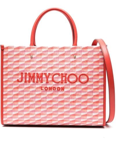 Jimmy Choo Medium Avenue Tote Bag - Pink