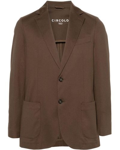 Circolo 1901 シングルジャケット - ブラウン