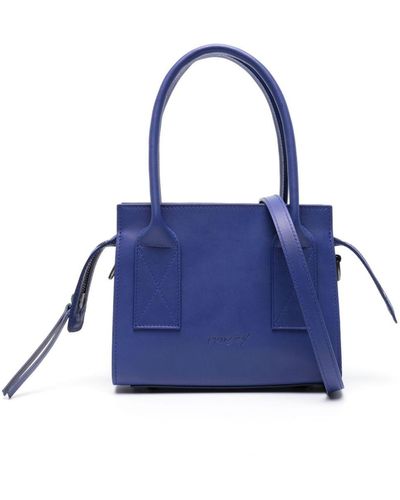 Marsèll Righetta Leather Tote Bag - Blue